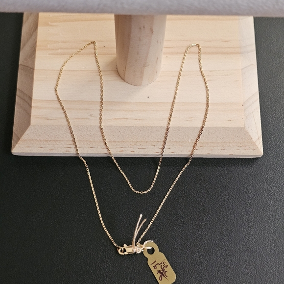 14k Gold Necklace 16 Inch